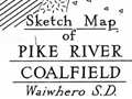 Pike River coalfield map
