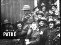 Cyril Bassett VC congratulated by NZ troops - Film 