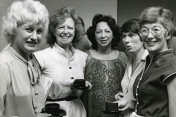 Five women members of Parliament, 1981