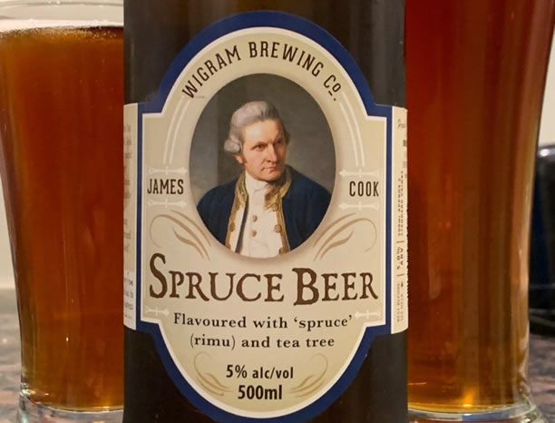 Wigram Brewing's Spruce Beer.