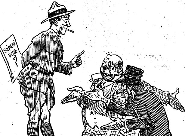 Special votes by soldiers tipped the balance against prohibition
