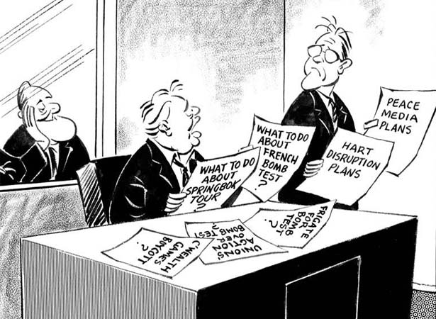 1973 Springbok tour cartoon