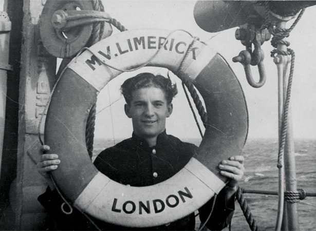 Crewman Allan Wyllie on the Limerick