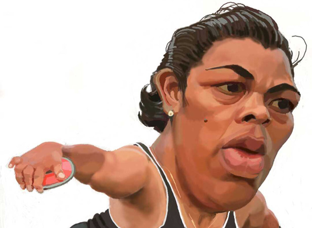 Caricature of Beatrice Faumuina, c. 1997-1999