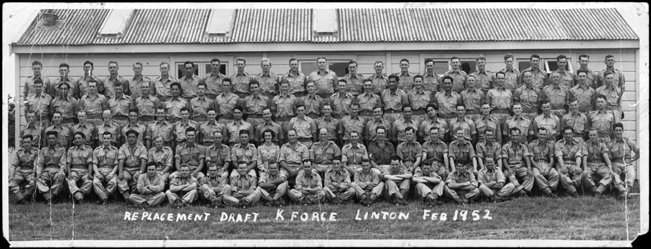 Kayforce draft at Linton Camp 1952
