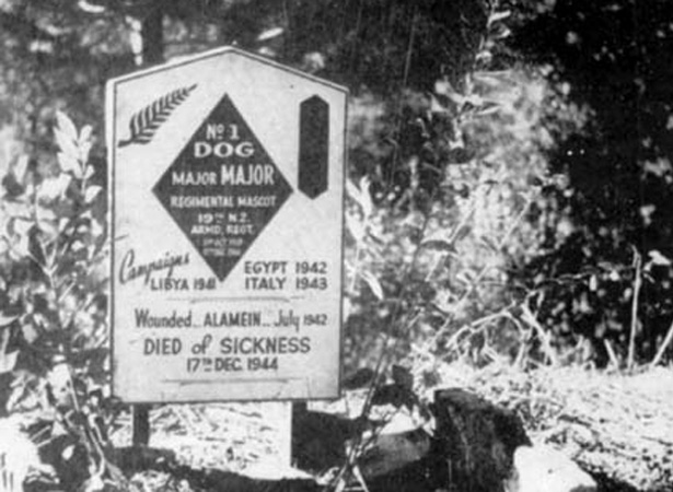 Major Major's grave in Italy