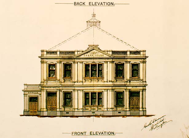 Wanganui Opera House plans