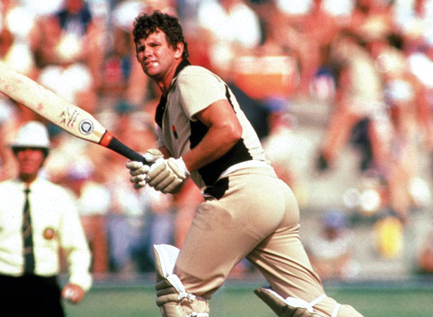 Lance Cairns in one-day action against England, 1978