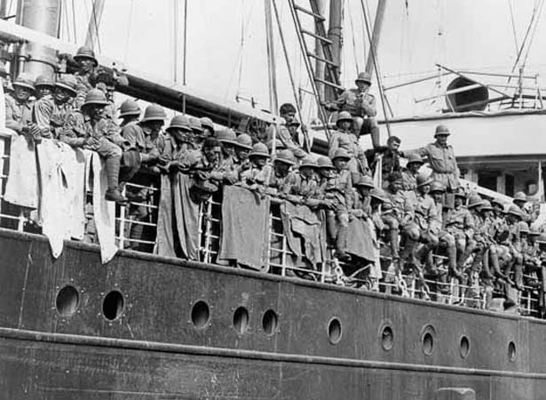 Maori Contingent's departure, 1915