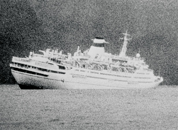 The Mikhail Lermontov sinking in the Marlborough Sounds