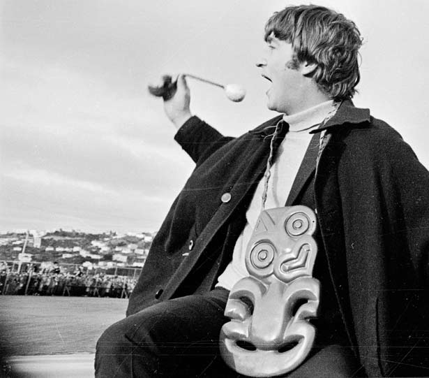 The Beatles arrive in Wellington, 1964