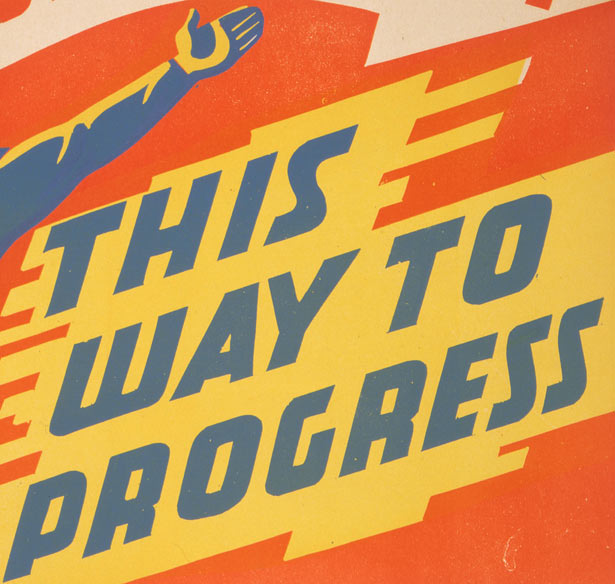 Communist Party poster, 1940s