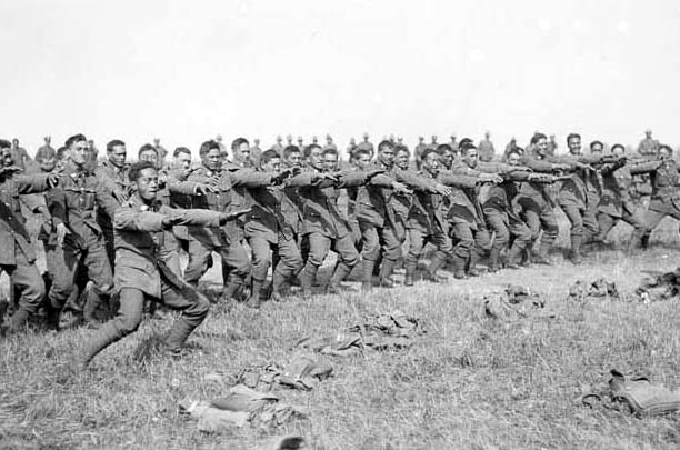 Māori Pioneer Battalion haka, 1918 