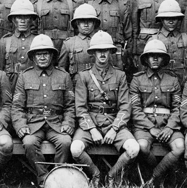 Niuean soldiers from 3rd Māori Reinforcements