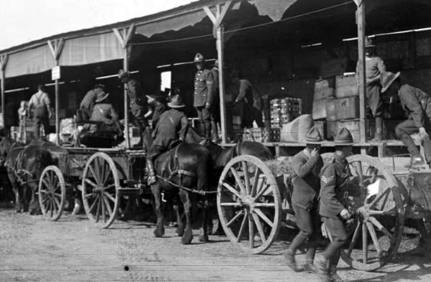 Army Service Corps in France, 1917