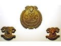 Collar and cap badges