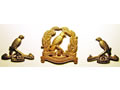 Collar and cap badges