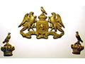 Collar and cap badges