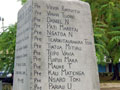 Atiu war memorial, Cook Islands