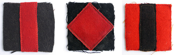 Auckland Infantry cloth patches