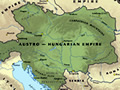 Map of the Austro-Hungarian Empire in 1914
