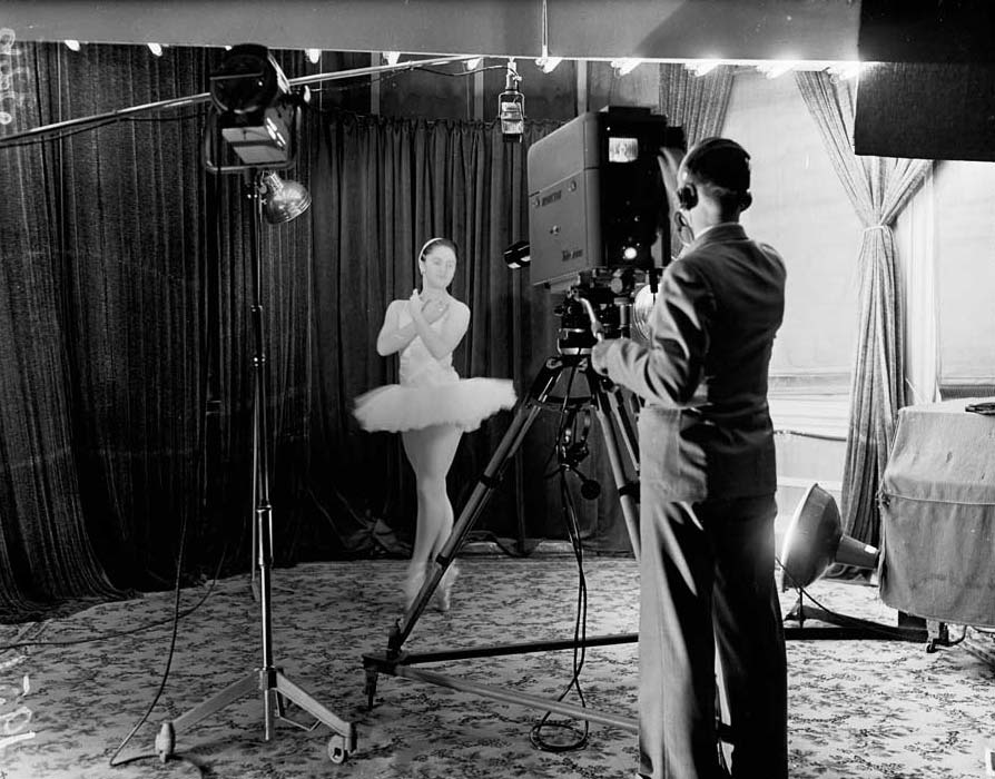 TV experiments at NZBS, March 1951