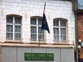 Flying the NZ flag at Le Quesnoy