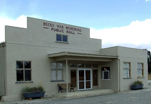 Becks war memorial hall
