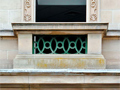 Bank of New Zealand sign against stone building