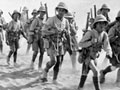 British troops on the march