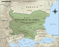 Kingdom of Bulgaria map thumbnail
