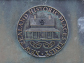 New Zealand Historic Places Trust plaque stating, 'This bay was the terminus of the first telegraph cable between New Zealand and Australia. It was opened on 21 February 1876.'