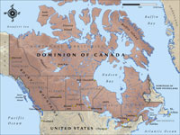 Map of the Dominion of Canada