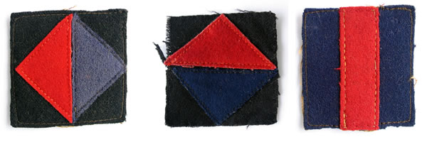 Canterbury Infantry cloth patches