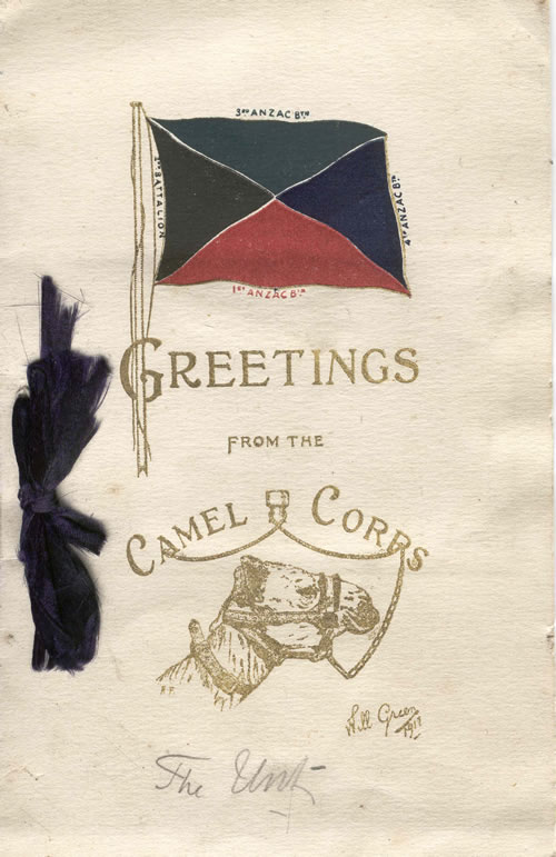 Camel Corps Christmas card