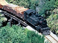 Train at Chasm Creek bridge