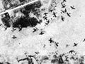 Damaged German aircraft
