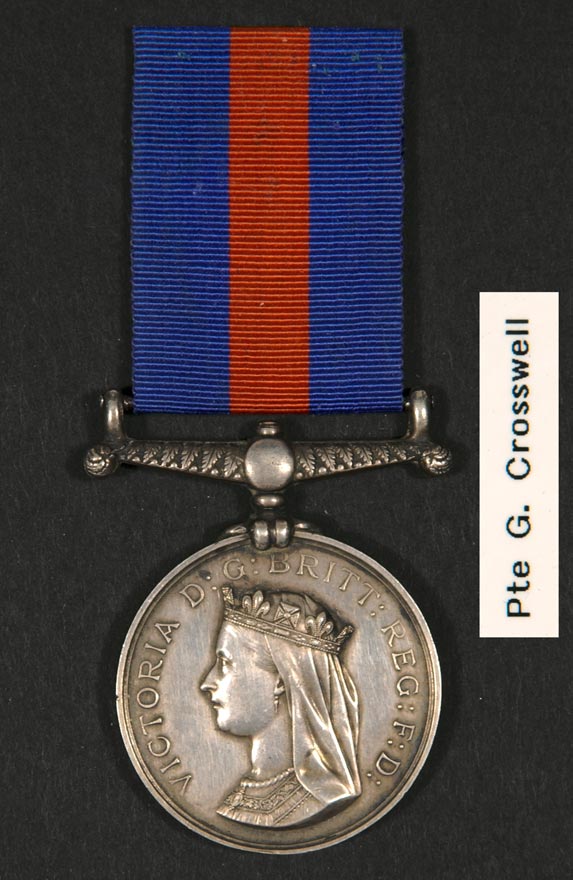 New Zealand Medal awarded to George Crosswell