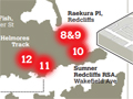 Locations of earthquake fatalities