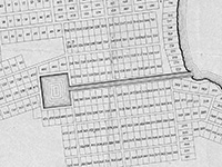 Detail of street plan