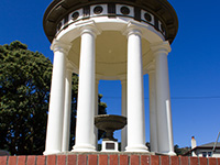 William Wakefield memorial Cover to memorial in style of roman columns