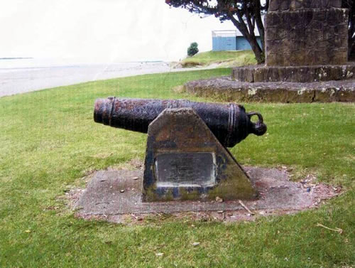 Wreck of the  Falcon  memorial at Maketu
