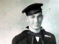 Young man in navy uniform