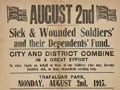 Fundraising poster