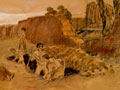 Burial party at Bellevue near Solesmes, circa1918