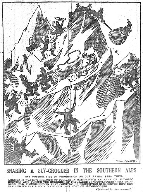 Snaring a sly-grogger cartoon