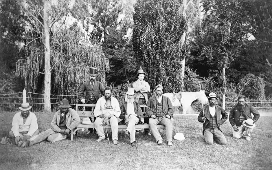 Repudiation party including Henare Matua, 1876 