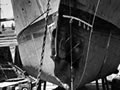 Damage to HMNZS Kiwi after ramming