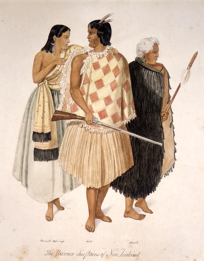 Hōne Heke, Kawiti and Hariata Rongo