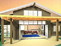 Plan of modern house